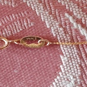 14K Emerald necklace